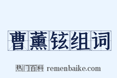 曹薰铉组词是什么意思的图片